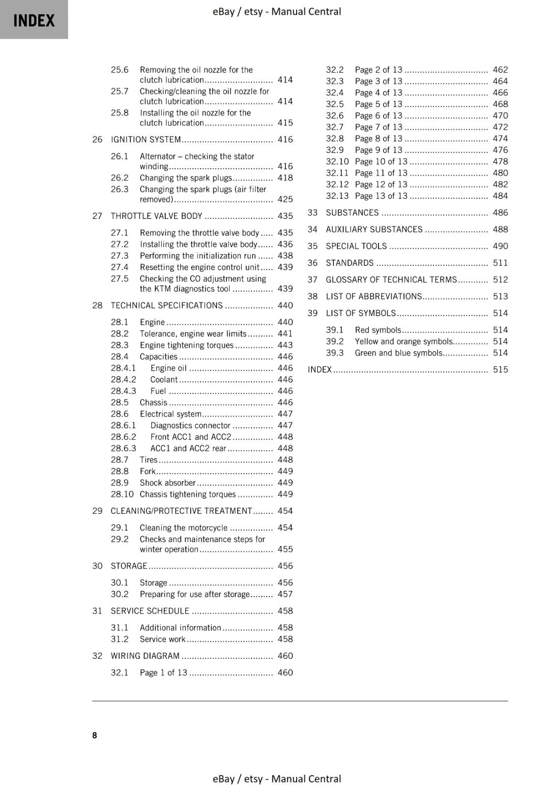 KTM 2023 - 1290 SUPER DUKE GT - WORKSHOP SERVICE MANUAL REPRINTED