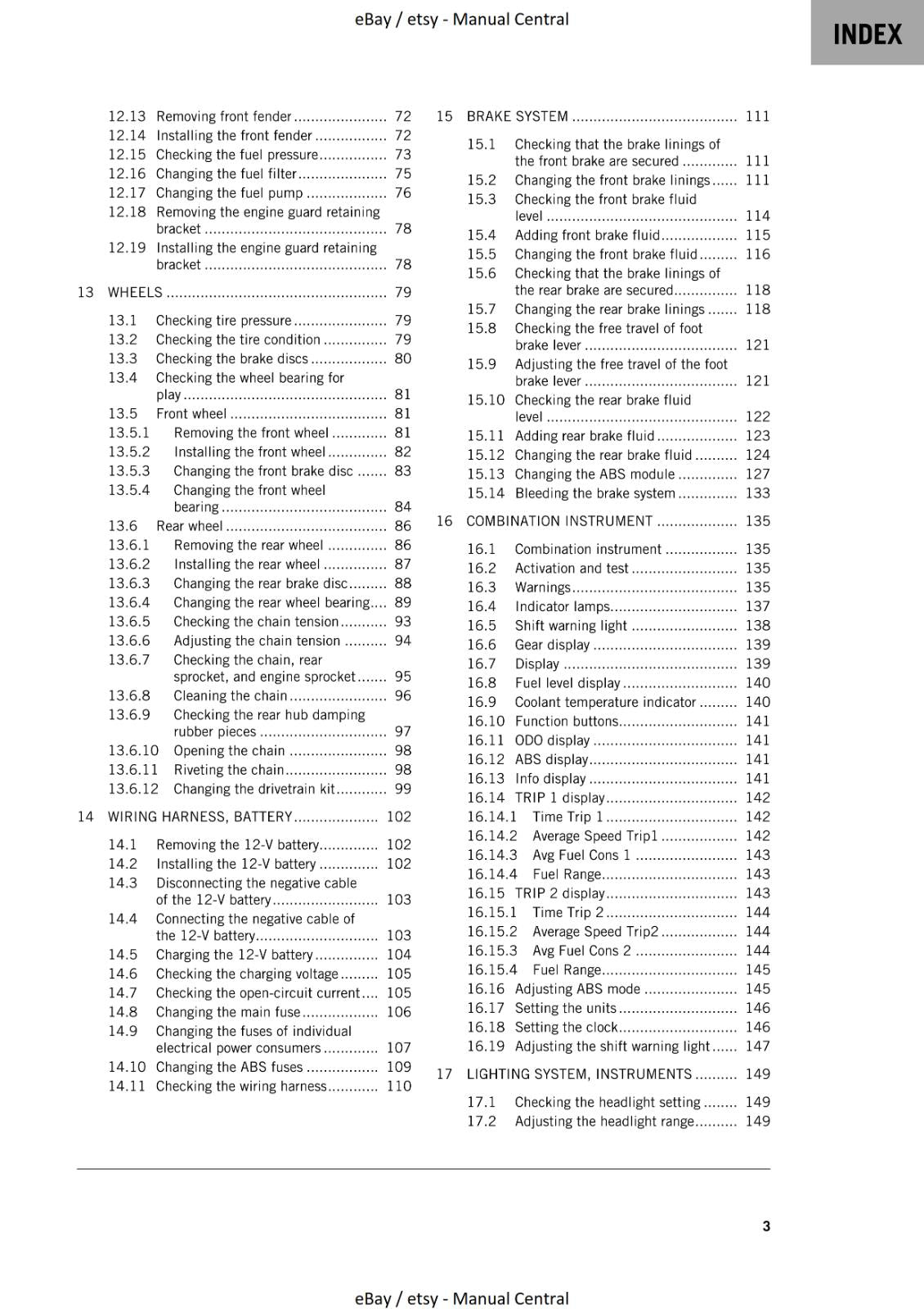 KTM 2023 - 250  ADVENTURE - WORKSHOP SERVICE MANUAL REPRINTED