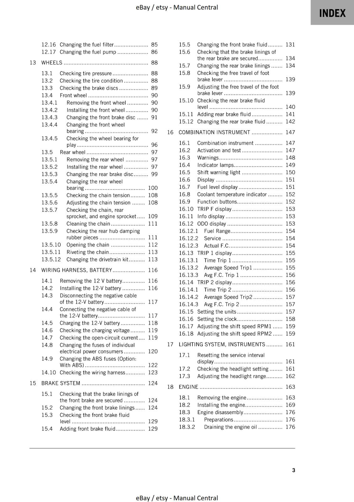 KTM 2023 - 250  DUKE - WORKSHOP SERVICE MANUAL REPRINTED