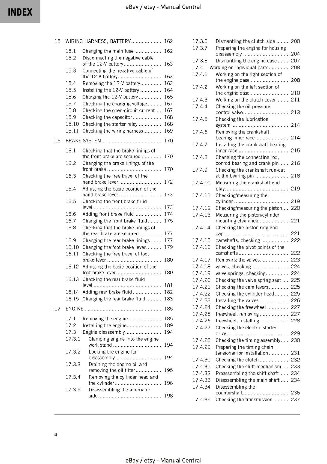 KTM 2023 - 350 SX-F XC-F FACTORY EDITION - WORKSHOP SERVICE MANUAL REPRINTED