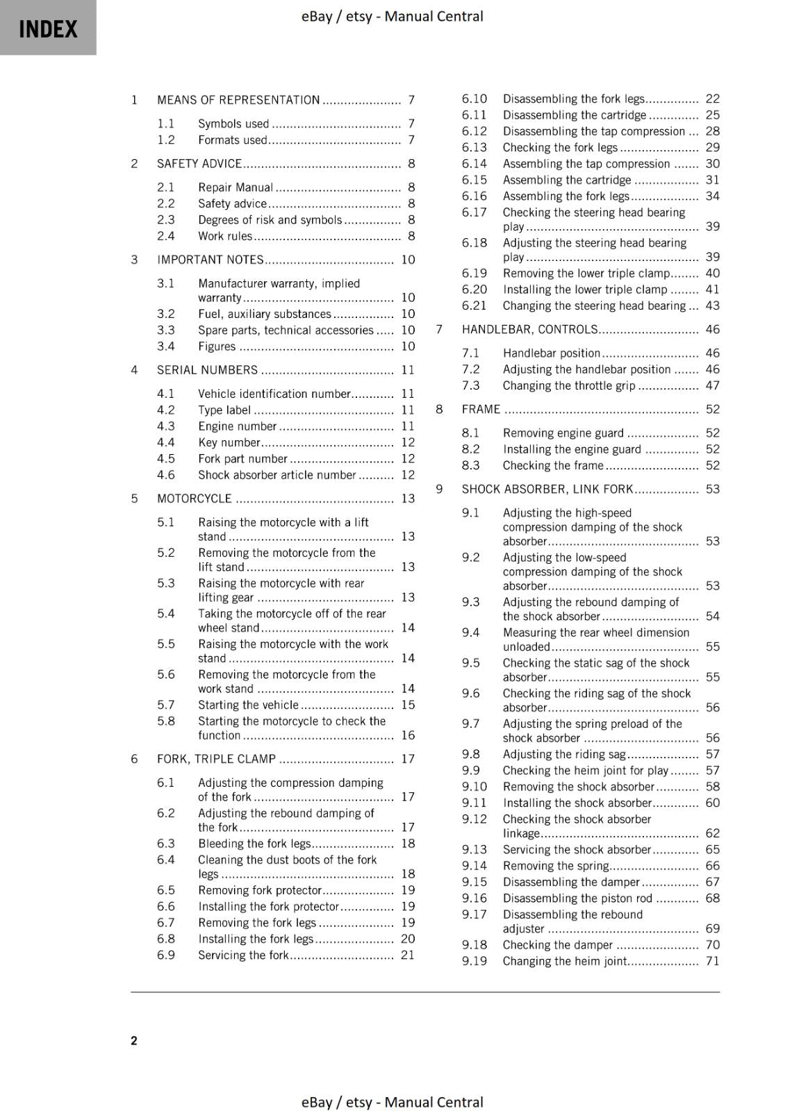 KTM 2023 - 690 ENDURO R US EDITION - WORKSHOP SERVICE MANUAL REPRINTED