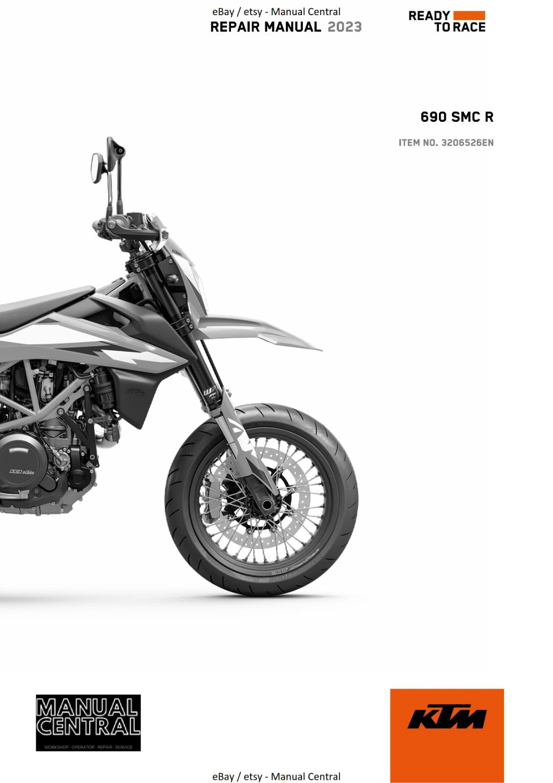 KTM 2023 - 690 SMC R EU EDITION - WORKSHOP SERVICE MANUAL REPRINTED