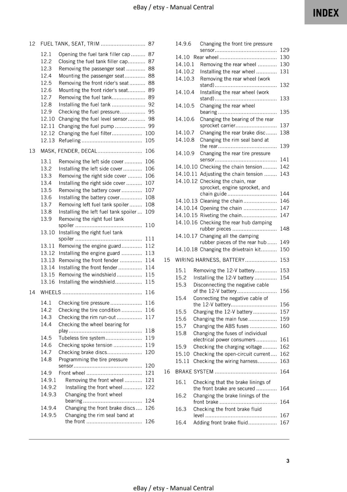 KTM 2023 - 790 ADVENTURE  - WORKSHOP SERVICE MANUAL REPRINTED