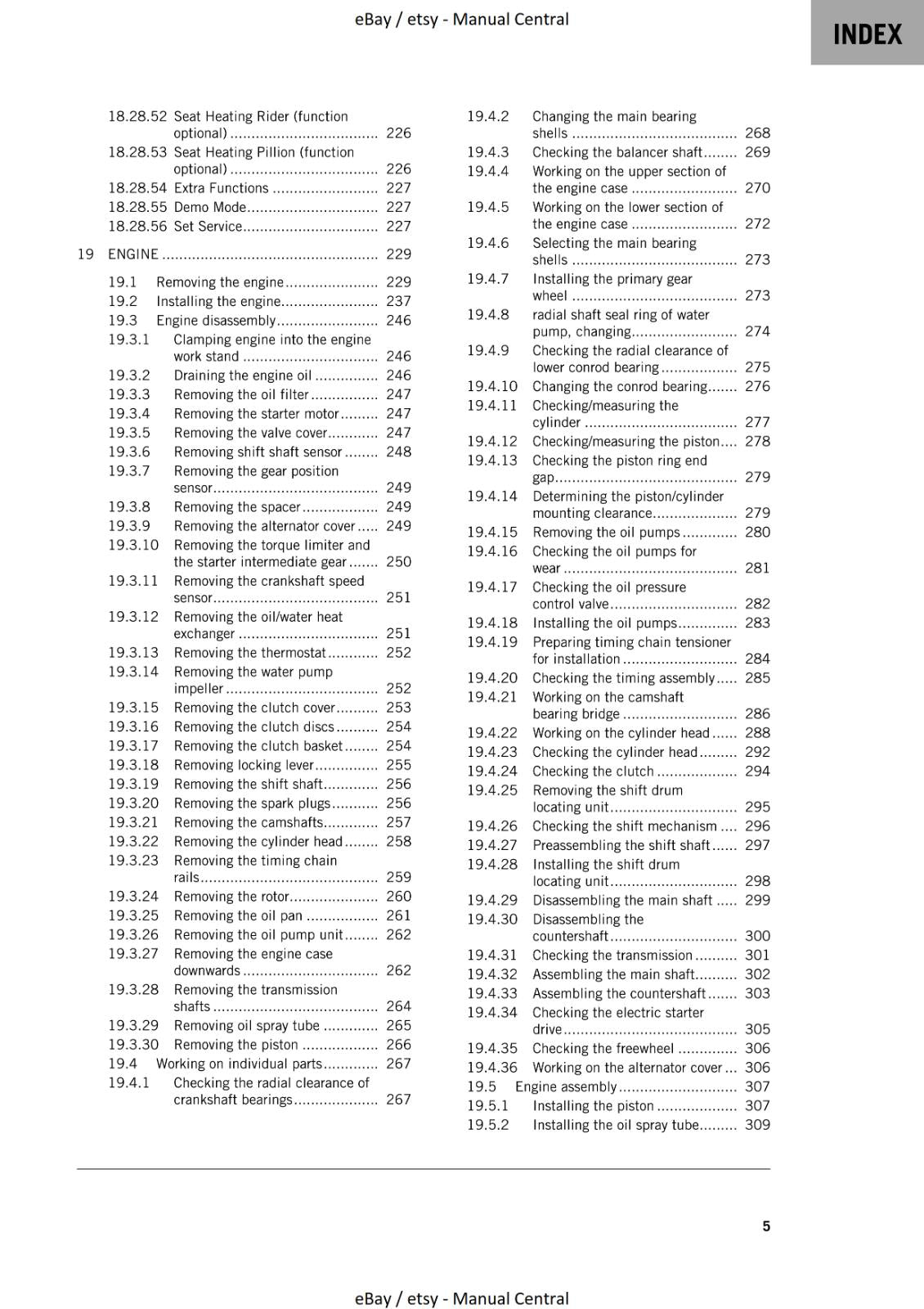 KTM 2023 - 790 ADVENTURE  - WORKSHOP SERVICE MANUAL REPRINTED