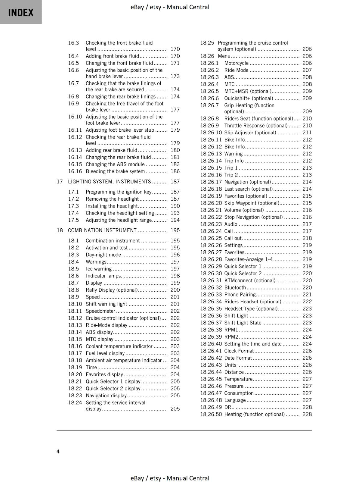 KTM 2023 - 890 ADVENTURE  - WORKSHOP SERVICE MANUAL REPRINTED