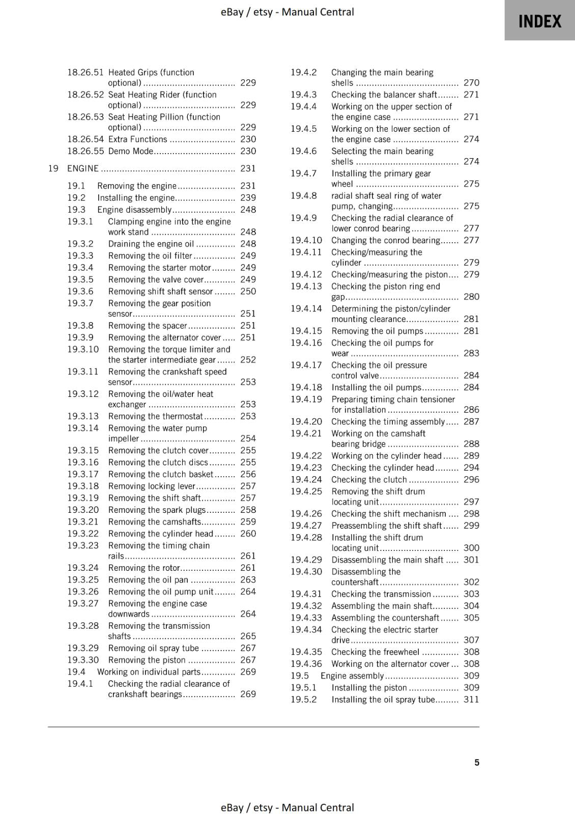 KTM 2023 - 890 ADVENTURE  - WORKSHOP SERVICE MANUAL REPRINTED