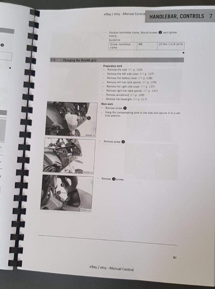 KTM 2023 - 890 ADVENTURE R  - WORKSHOP SERVICE MANUAL REPRINTED