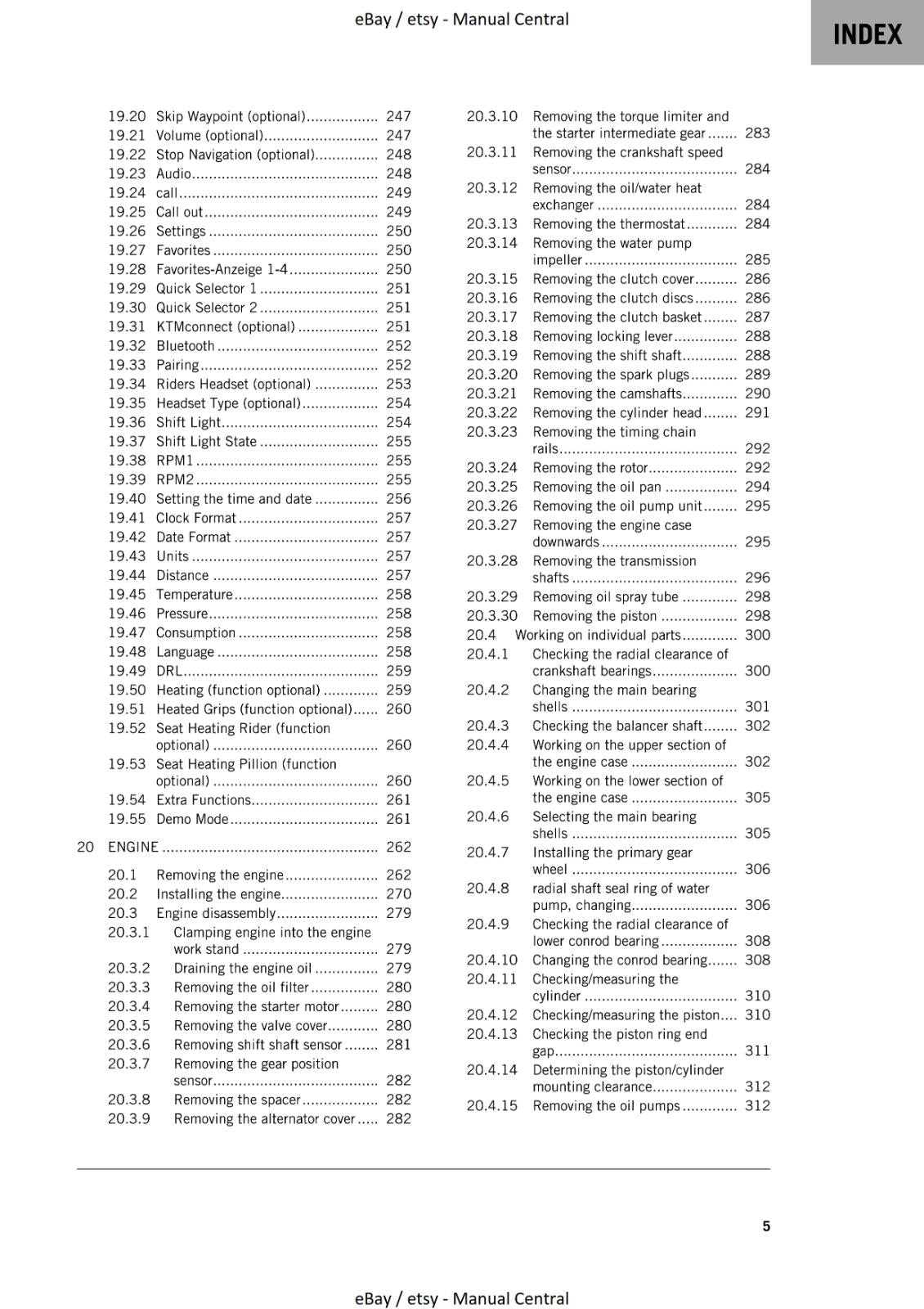 KTM 2023 - 890 ADVENTURE R  - WORKSHOP SERVICE MANUAL REPRINTED