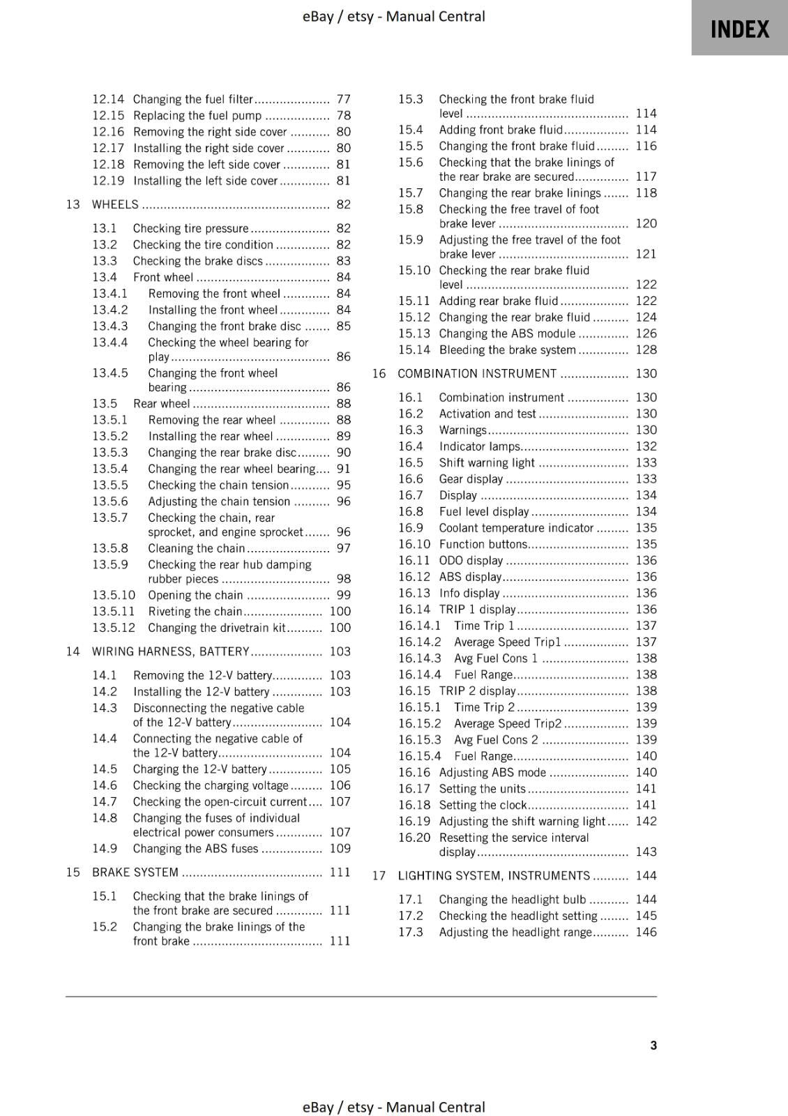 KTM 2023 - RC 200 GP  - WORKSHOP SERVICE MANUAL REPRINTED
