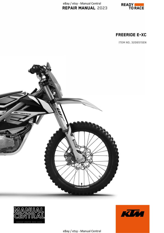 KTM 2023 - FREERIDE E-XC  - WORKSHOP SERVICE MANUAL REPRINTED