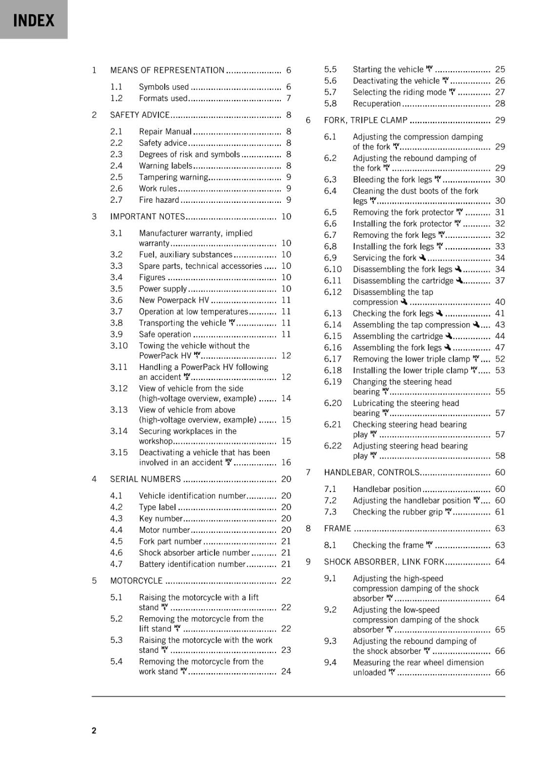 KTM 2023 - FREERIDE E-XC  - WORKSHOP SERVICE MANUAL REPRINTED