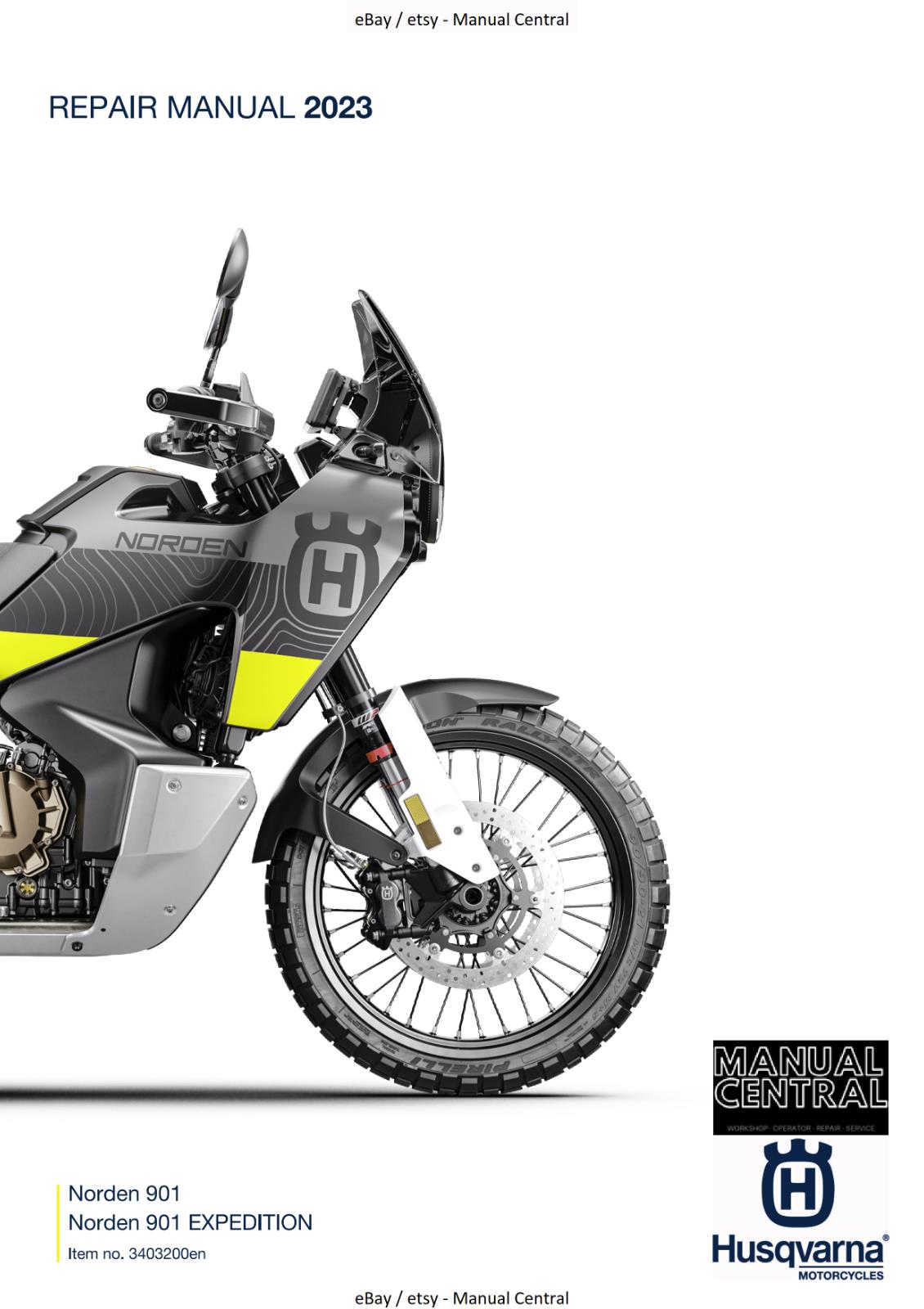 HUSQVARNA 2023 - NORDEN 901 EXPEDITION - REPAIR WORKSHOP SERVICE MANUAL