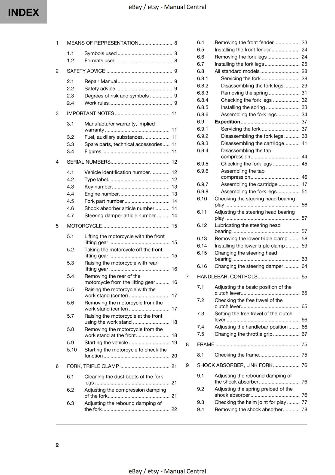 HUSQVARNA 2023 - NORDEN 901 EXPEDITION - REPAIR WORKSHOP SERVICE MANUAL