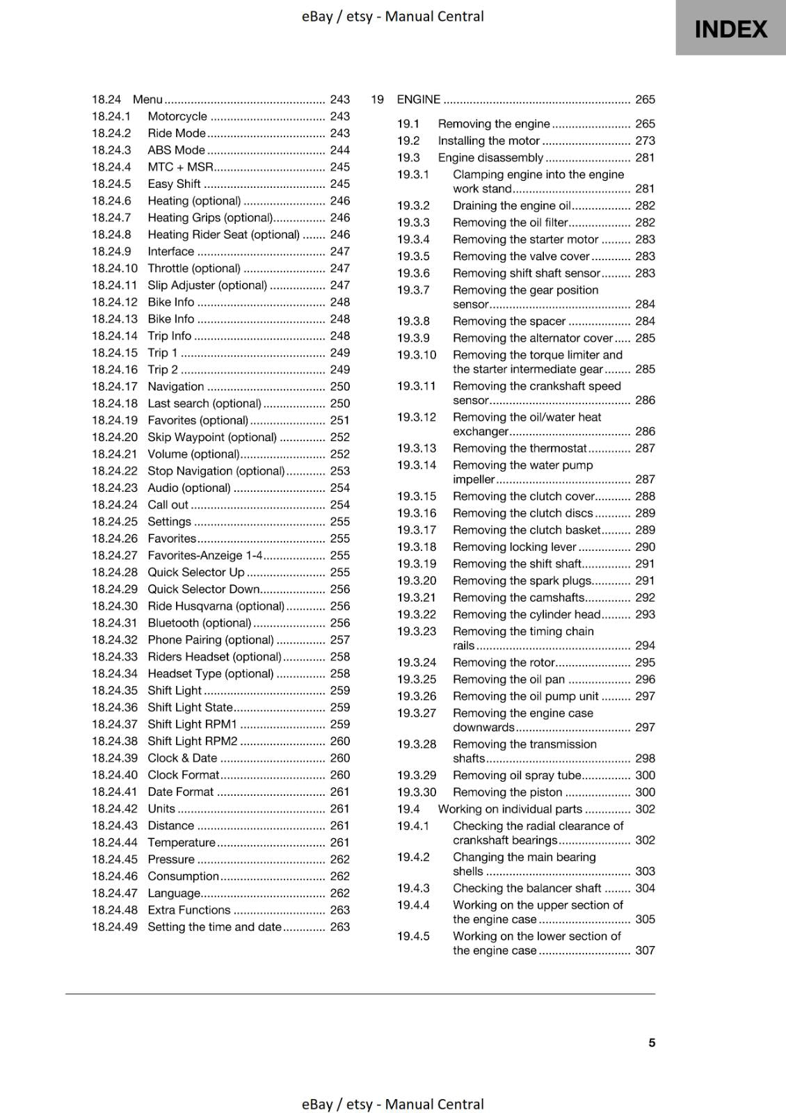 HUSQVARNA 2023 - NORDEN 901 EXPEDITION - REPAIR WORKSHOP SERVICE MANUAL