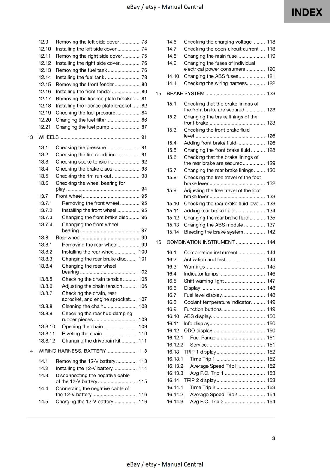 HUSQVARNA 2023 - SVARTPILEN 200 - REPAIR WORKSHOP SERVICE MANUAL
