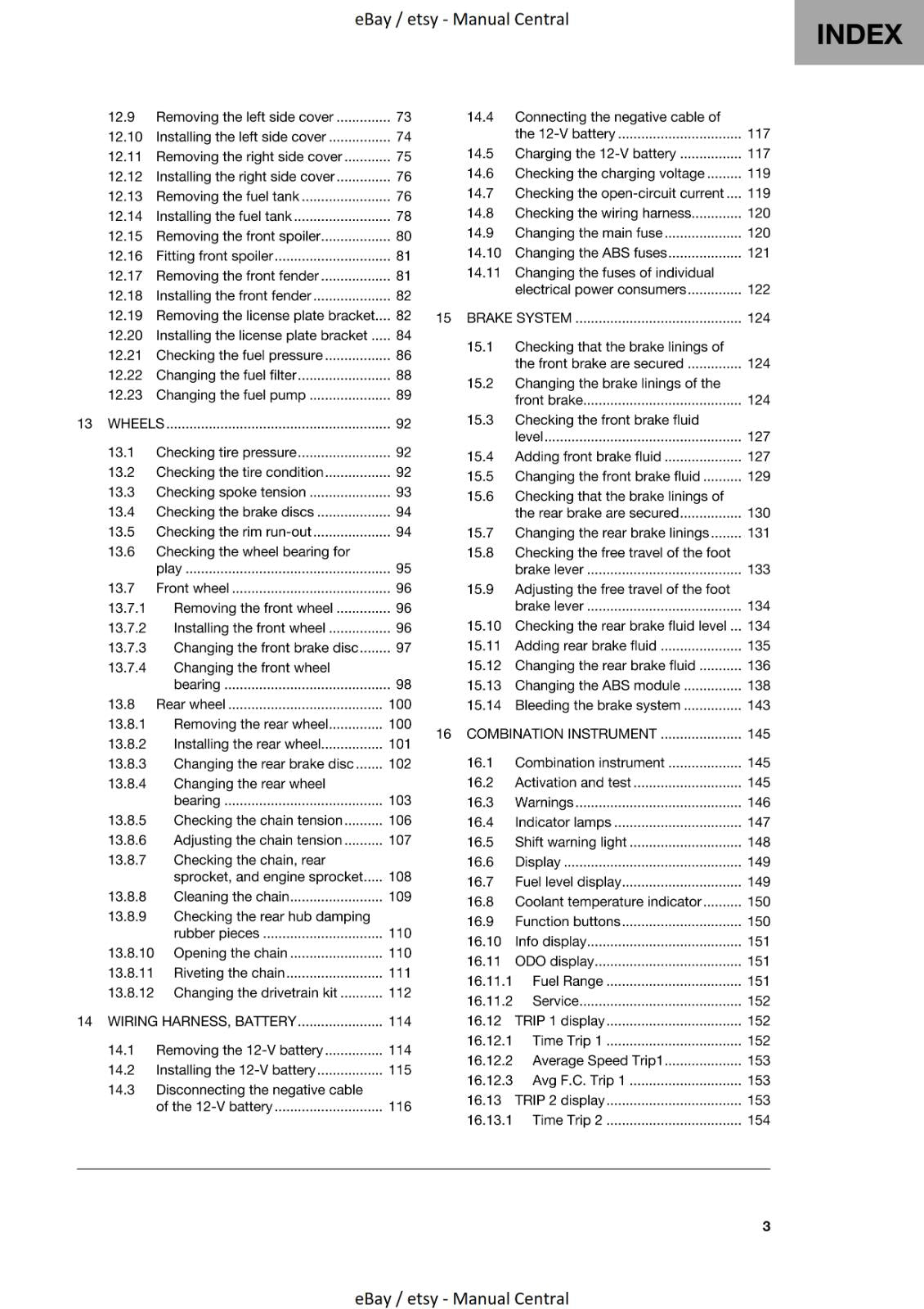HUSQVARNA 2023 - SVARTPILEN 250 - REPAIR WORKSHOP SERVICE MANUAL
