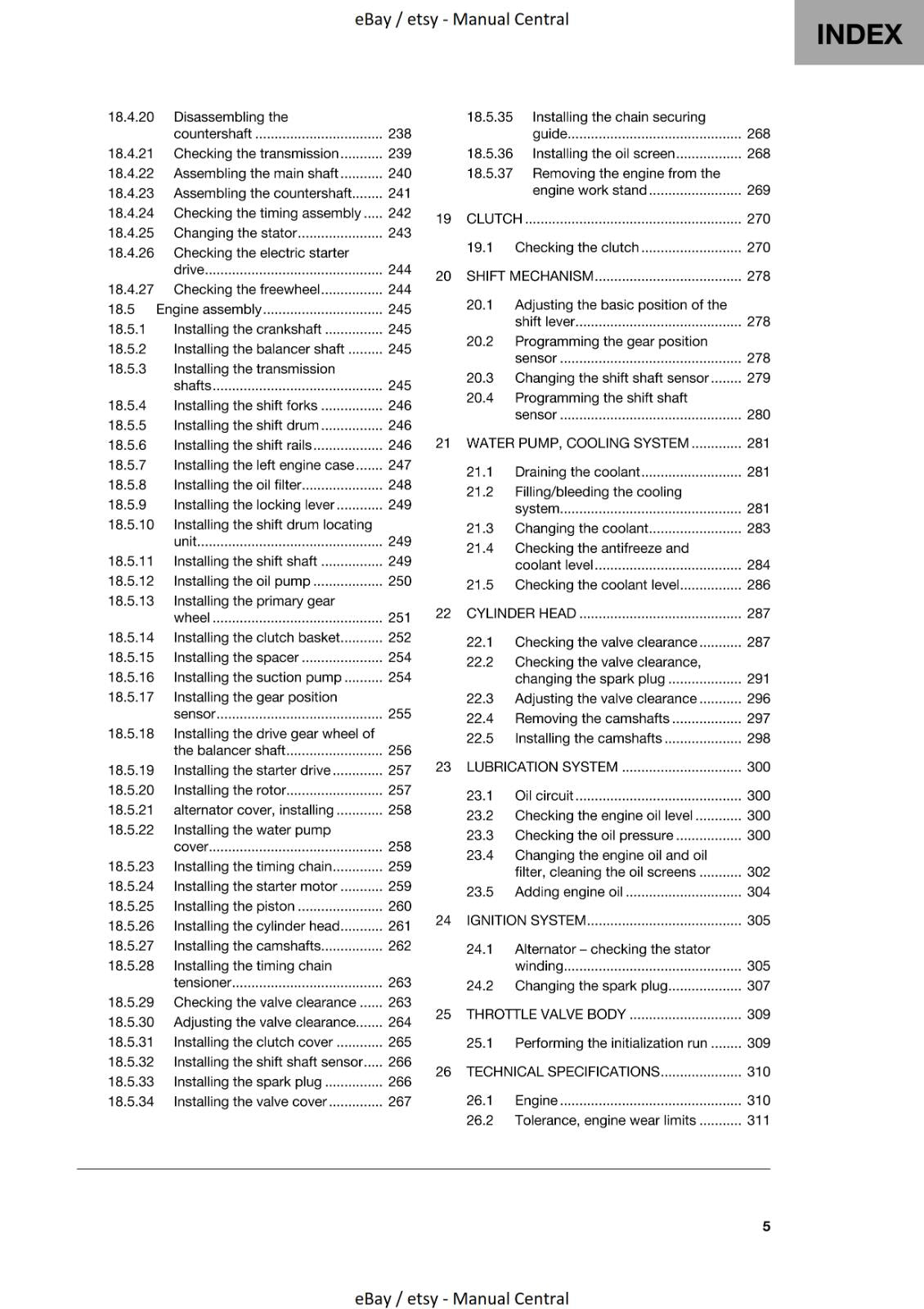 HUSQVARNA 2023 - SVARTPILEN 401 - REPAIR WORKSHOP SERVICE MANUAL