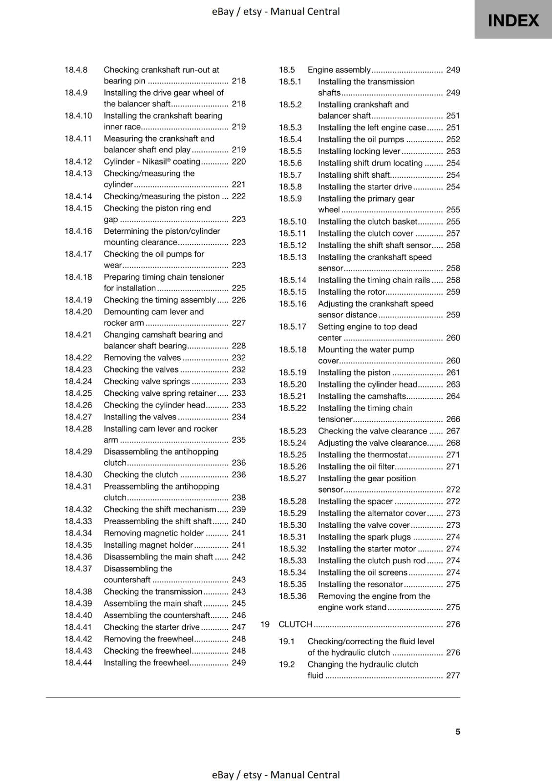 HUSQVARNA 2020 - 701 SUPERMOTO - WORKSHOP SERVICE REPAIR MANUAL REPRINTED