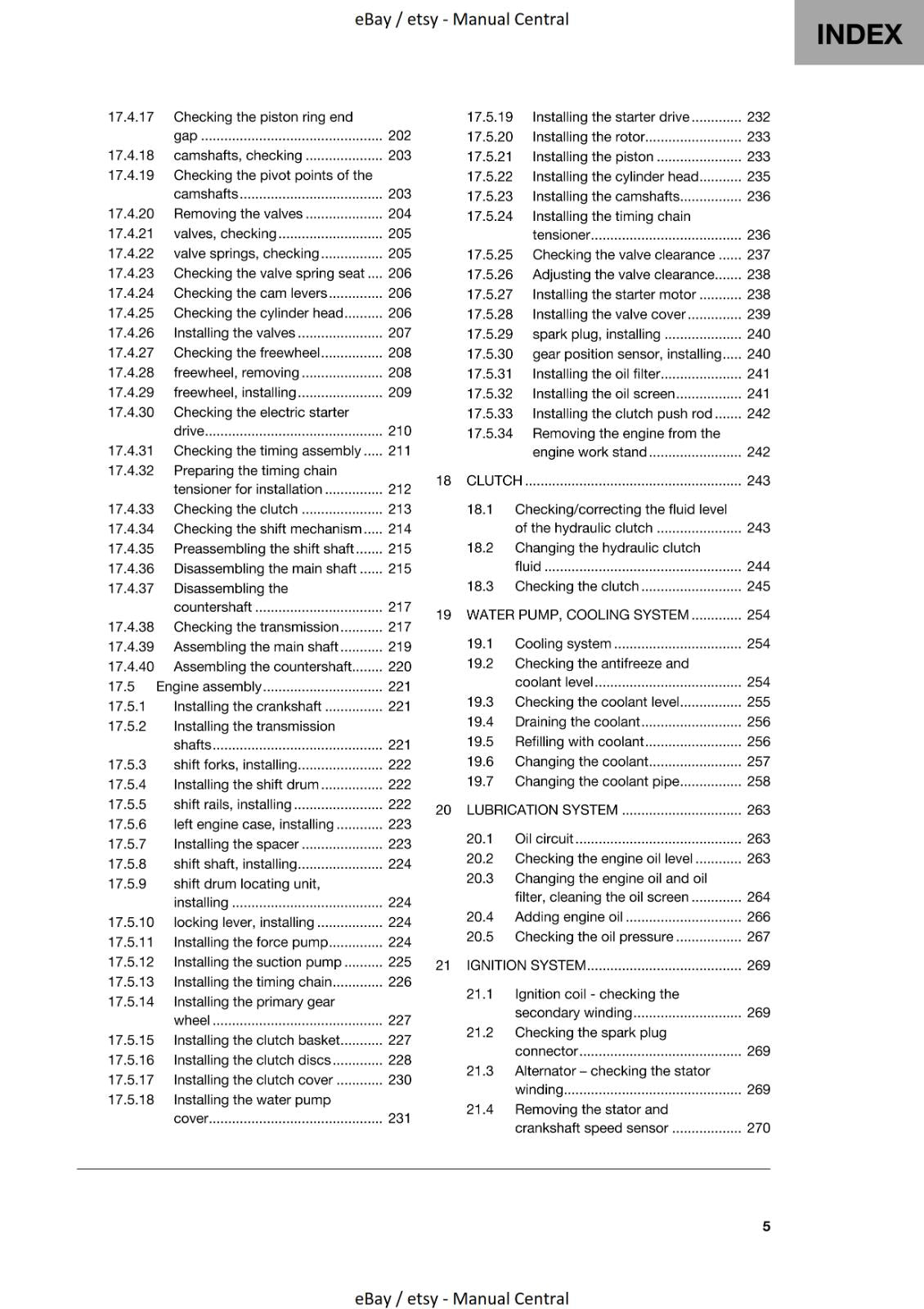 HUSQVARNA 2020 - FC 250 - WORKSHOP SERVICE REPAIR MANUAL REPRINTED