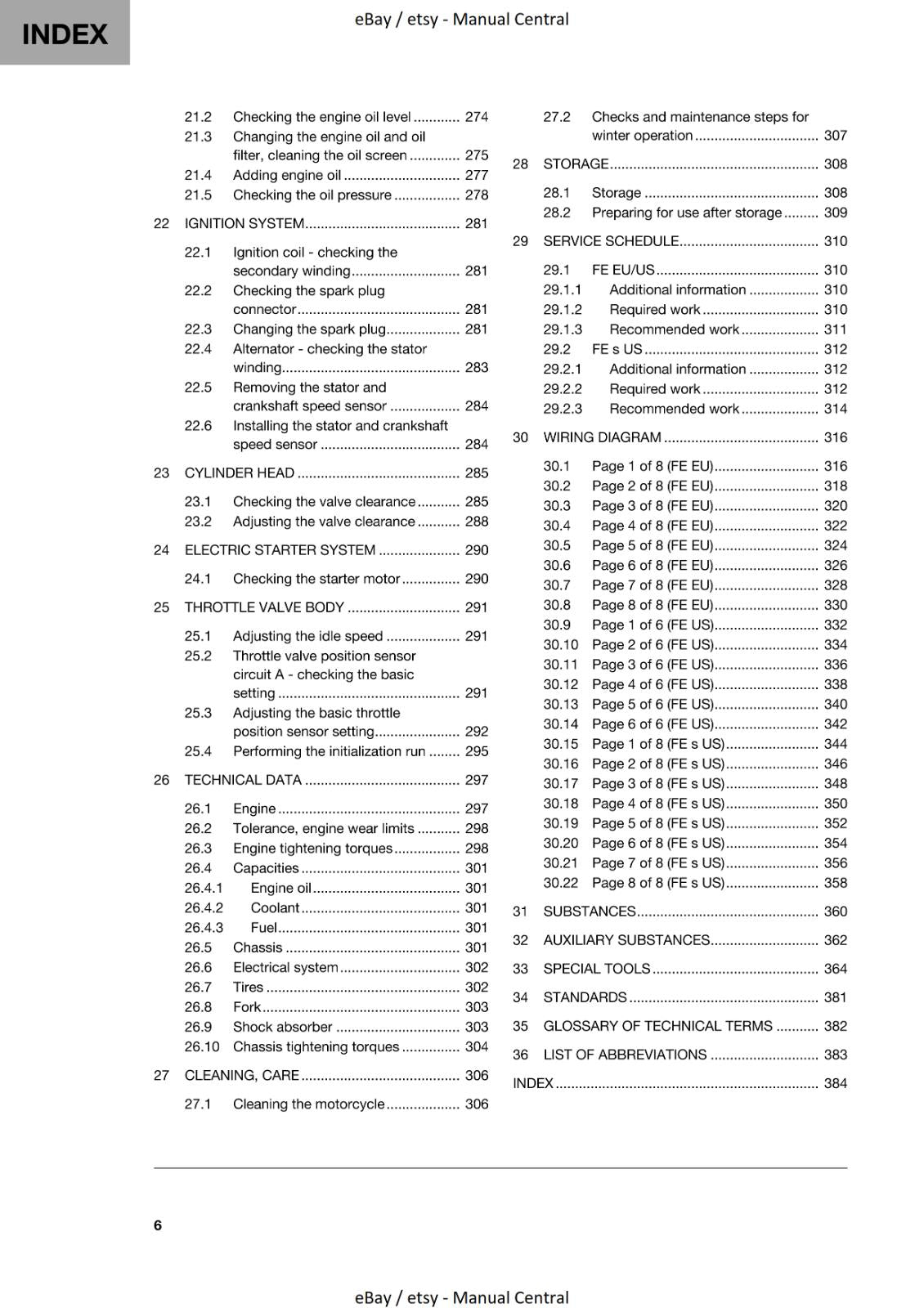 HUSQVARNA 2020 - FE 350 350s- WORKSHOP SERVICE REPAIR MANUAL REPRINTED