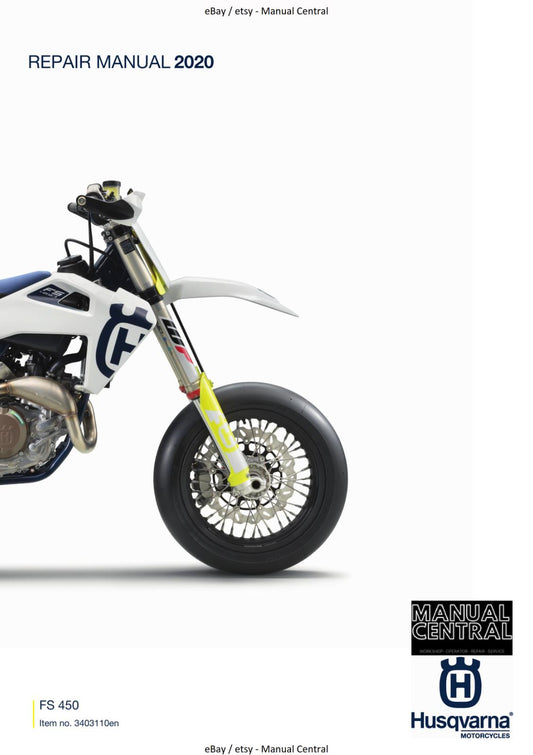 HUSQVARNA 2020 - FS 450 - WORKSHOP SERVICE REPAIR MANUAL REPRINTED