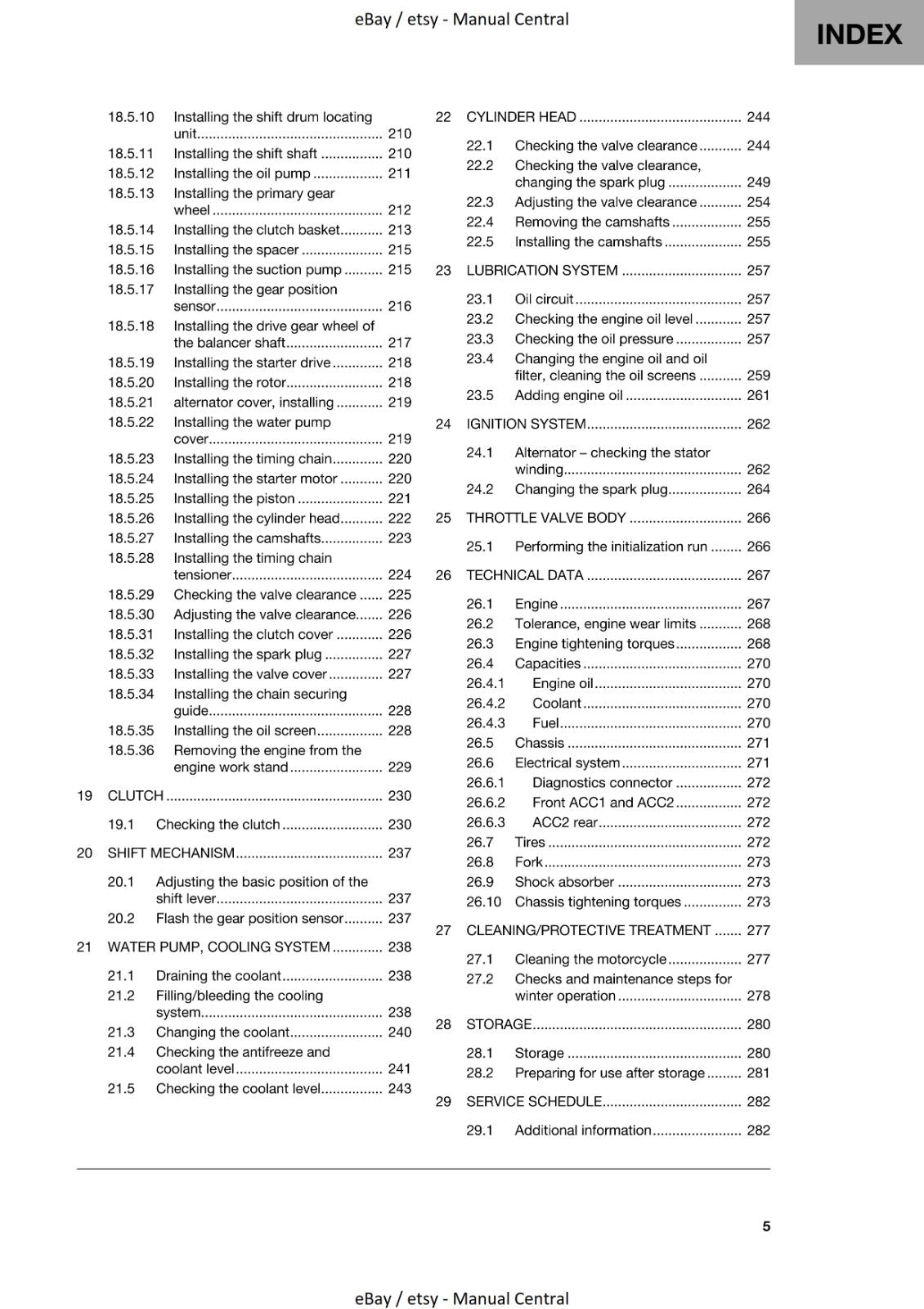 HUSQVARNA 2020 - SVARTPILEN 250 - WORKSHOP SERVICE REPAIR MANUAL REPRINTED