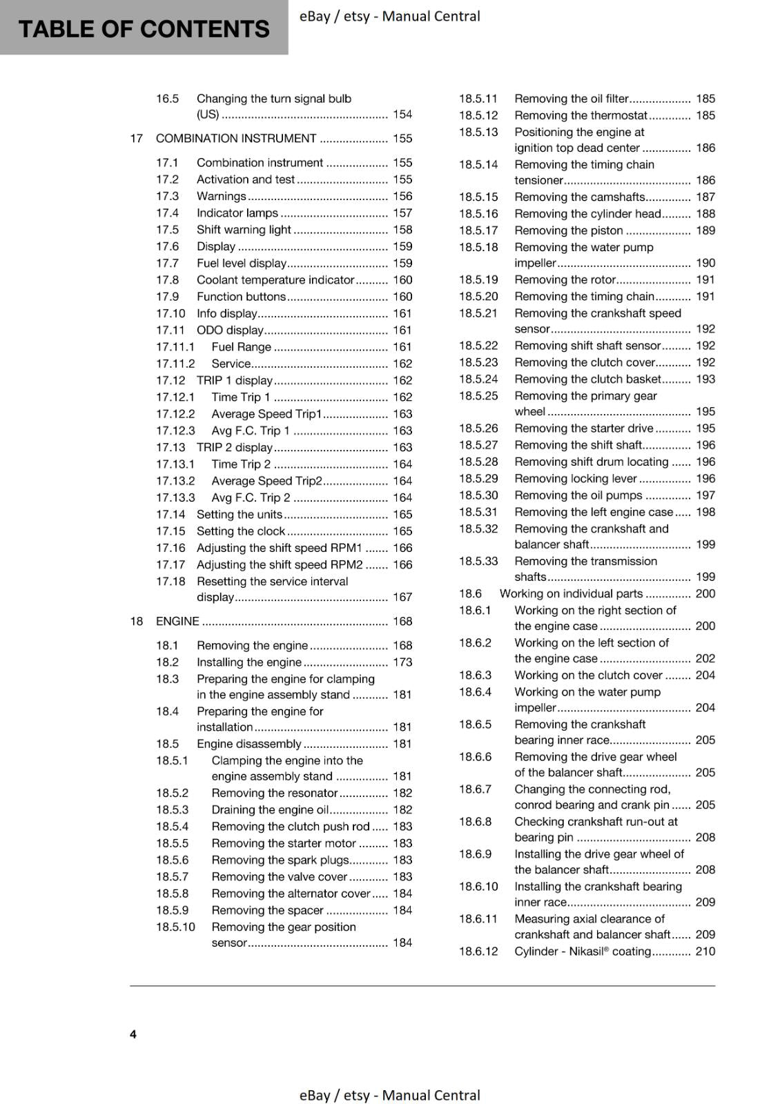 HUSQVARNA 2020 - SVARTPILEN 701 - WORKSHOP SERVICE REPAIR MANUAL REPRINTED