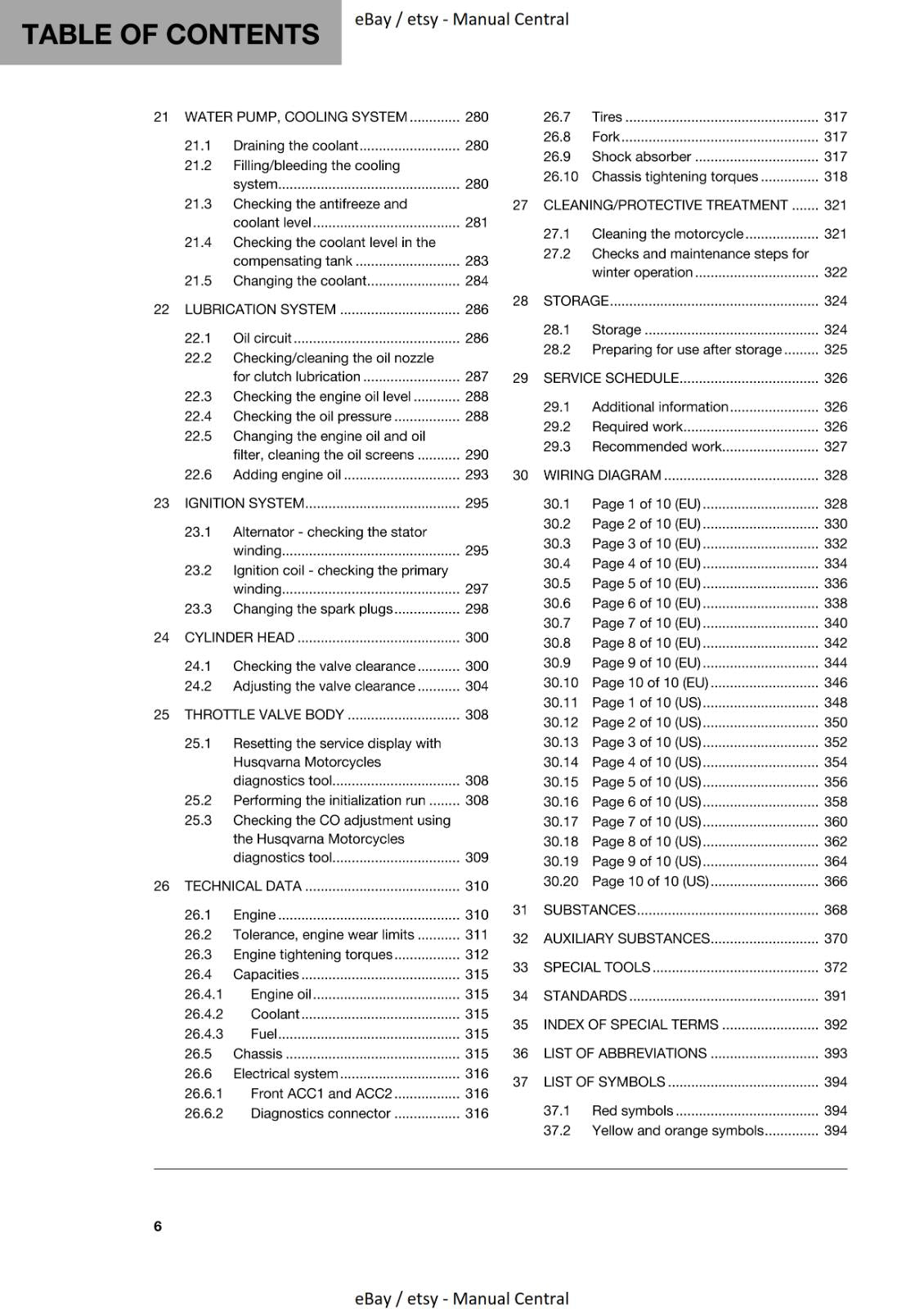 HUSQVARNA 2020 - SVARTPILEN 701 - WORKSHOP SERVICE REPAIR MANUAL REPRINTED