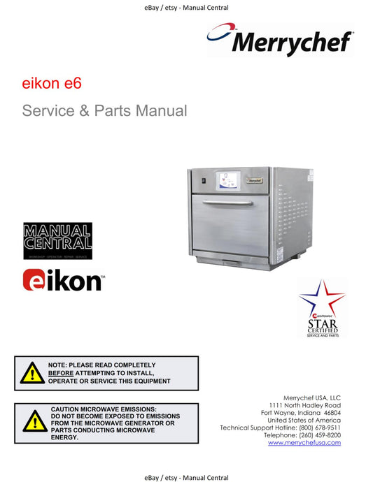 EIKON E6 - SERVICE MANUAL MANUAL REPRINT