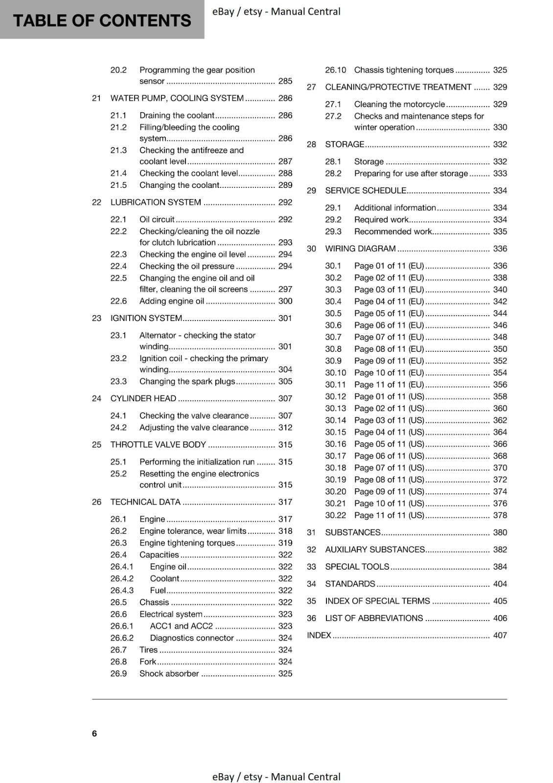 HUSQVARNA 2019 701 SUPERMOTO REPAIR WORKSHOP SERVICE MANUAL REPRINTED COMB BOUND