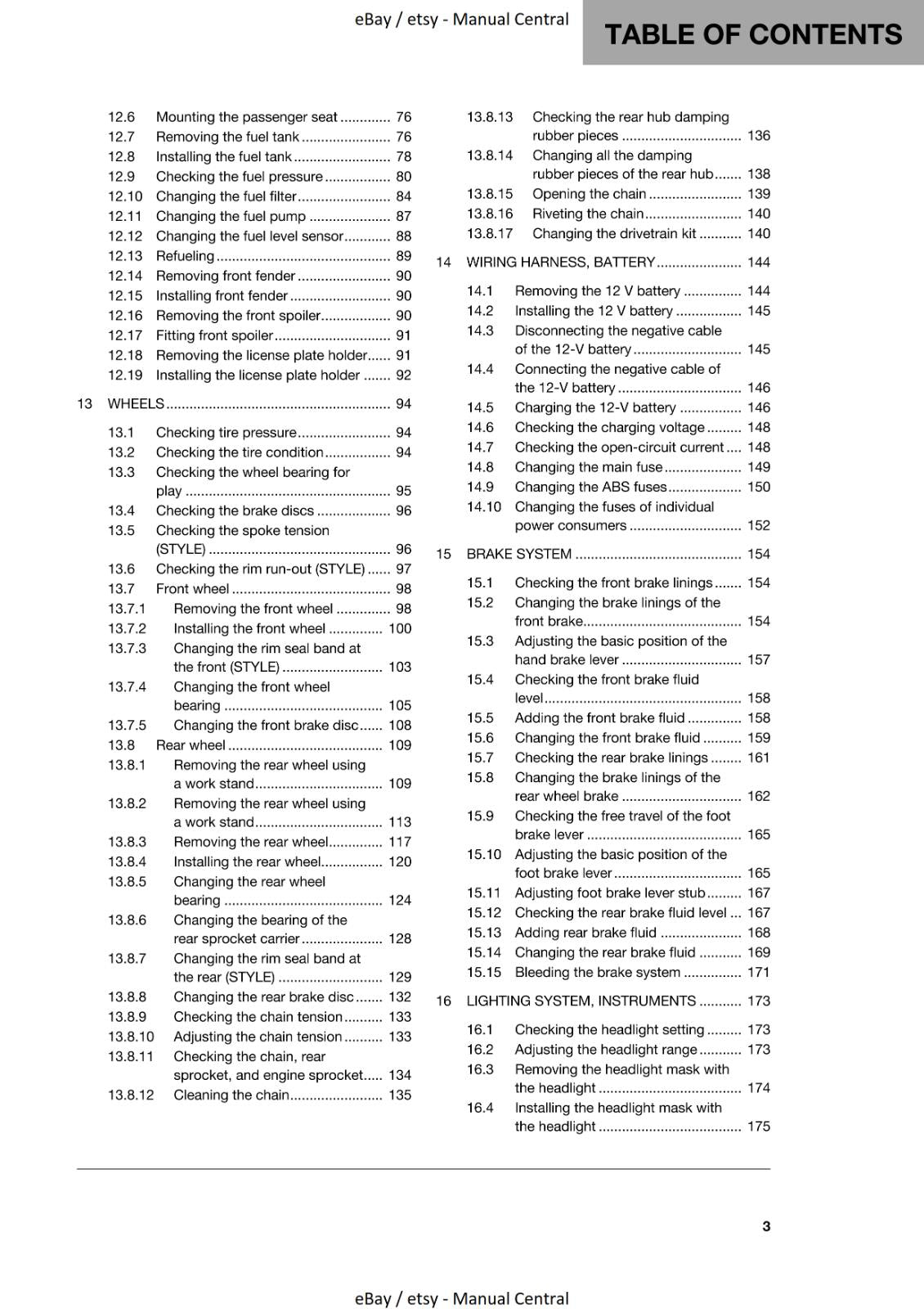 HUSQVARNA 2019 SVARTPILEN 701 & STYLE REPAIR WORKSHOP SERVICE MANUAL REPRINTED
