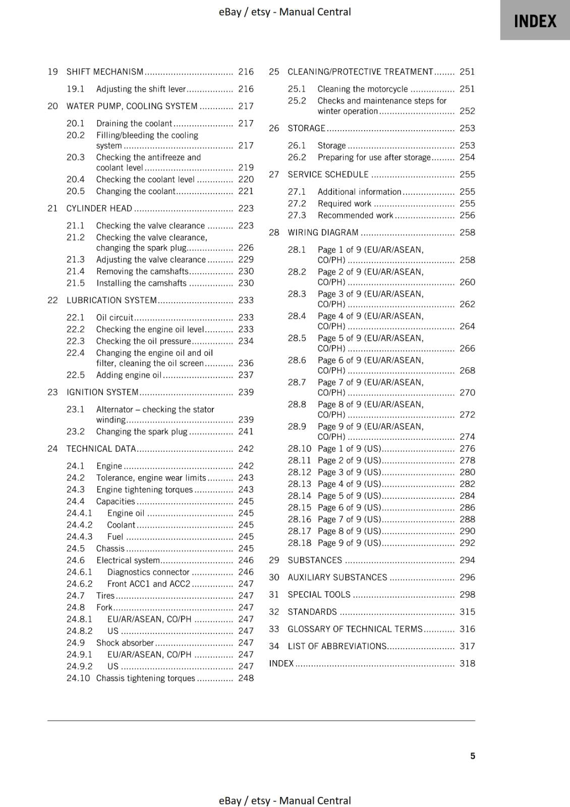 KTM 2022 - 200 DUKE - REPAIR WORKSHOP SERVICE MANUAL REPRINTED