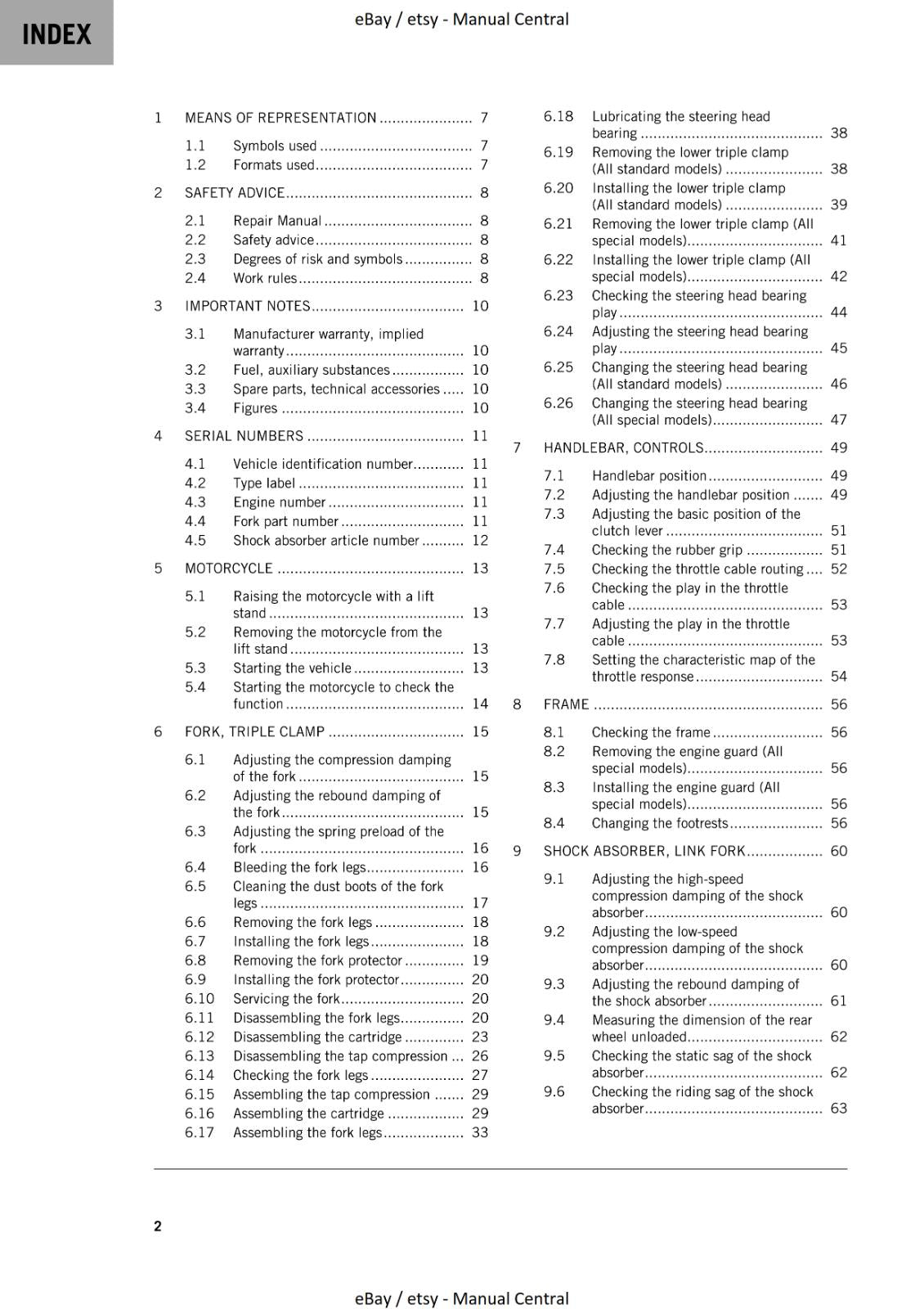 KTM 2022 - 300 EXC XC-W ERZBERGRODEO- REPAIR WORKSHOP SERVICE MANUAL REPRINTED