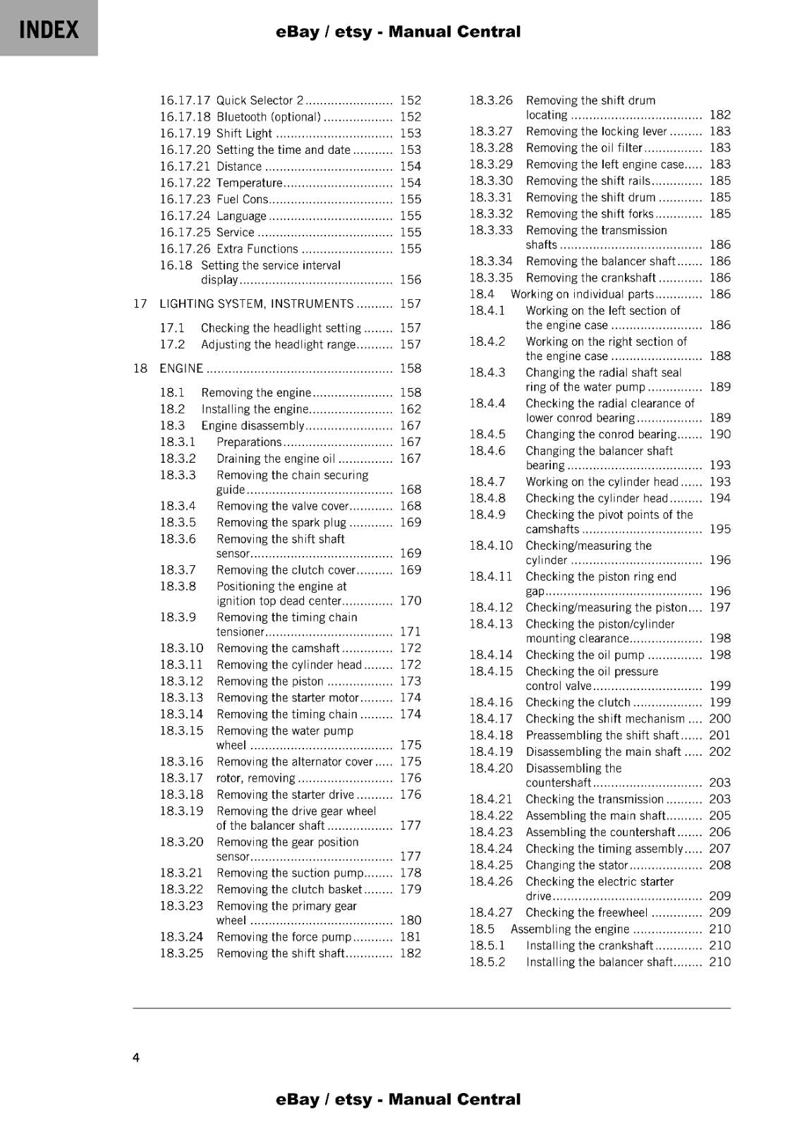 KTM 2022 - 390 ADVENTURE- REPAIR WORKSHOP SERVICE MANUAL REPRINTED