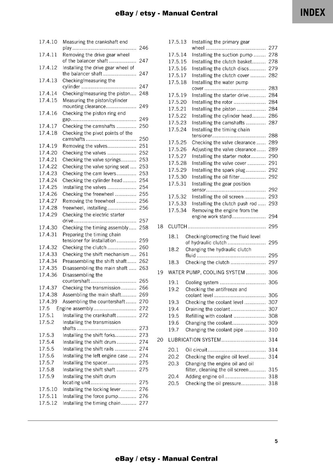 KTM 2022 - 350 SX-F XC-F FACTORY - REPAIR WORKSHOP SERVICE MANUAL REPRINTED