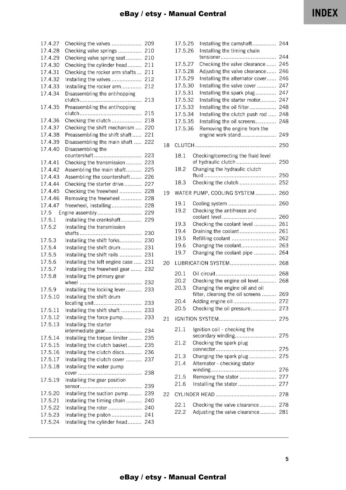 KTM 2022 - 450 SMR - REPAIR WORKSHOP SERVICE MANUAL REPRINT