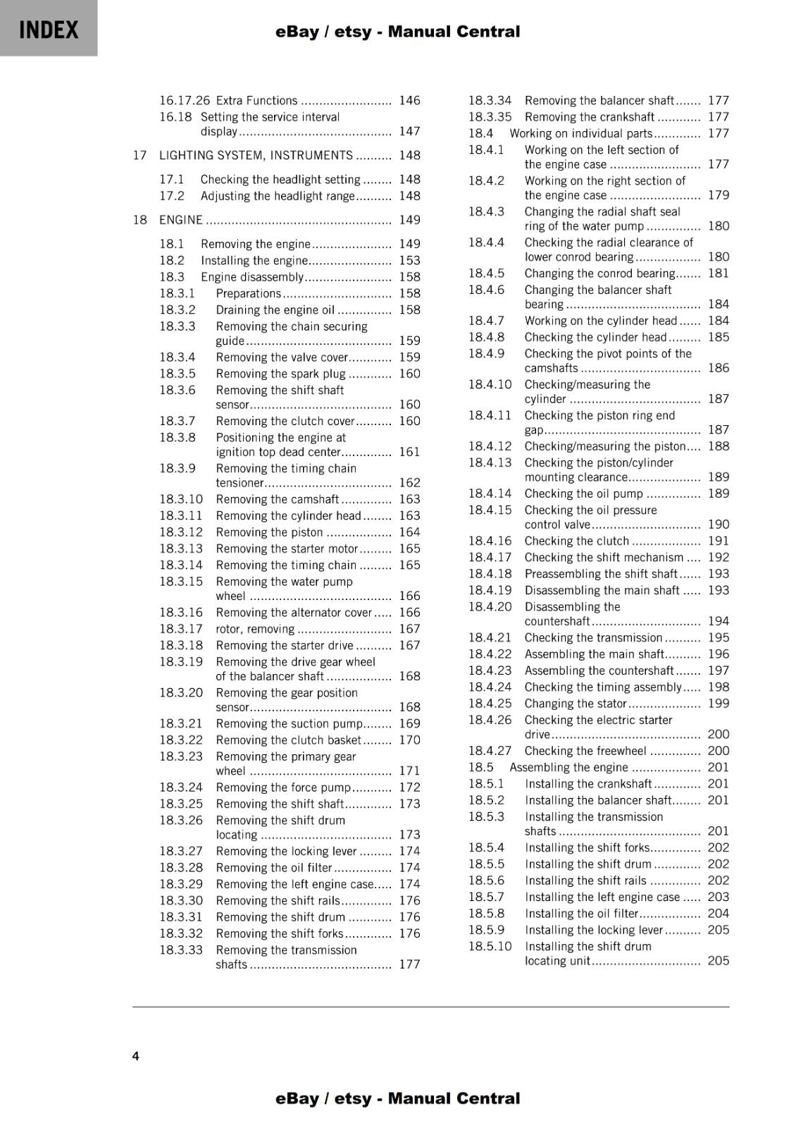 KTM 2020 - 390 ADVENTURE - WORKSHOP REPAIR SERVICE MANUAL REPRINTED
