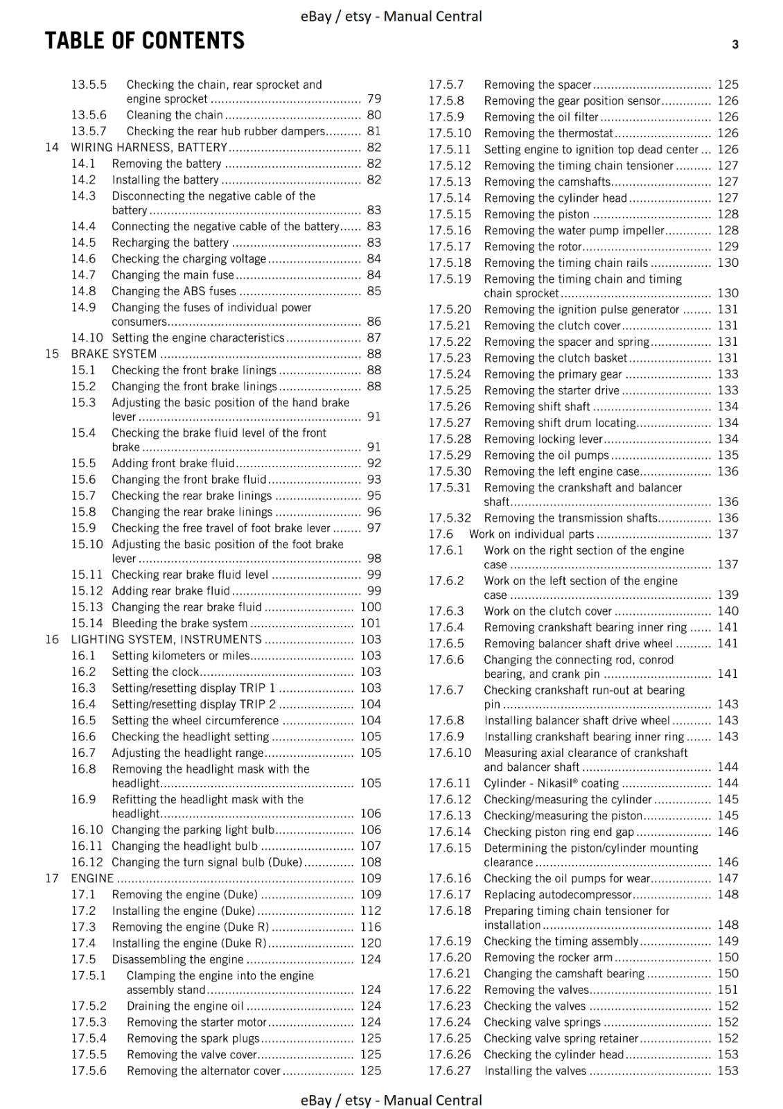 KTM 2013 - 690 DUKE & R  - WORKSHOP SERVICE MANUAL REPRINTED