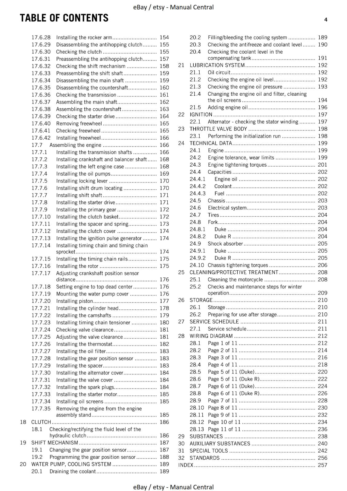 KTM 2013 - 690 DUKE & R  - WORKSHOP SERVICE MANUAL REPRINTED