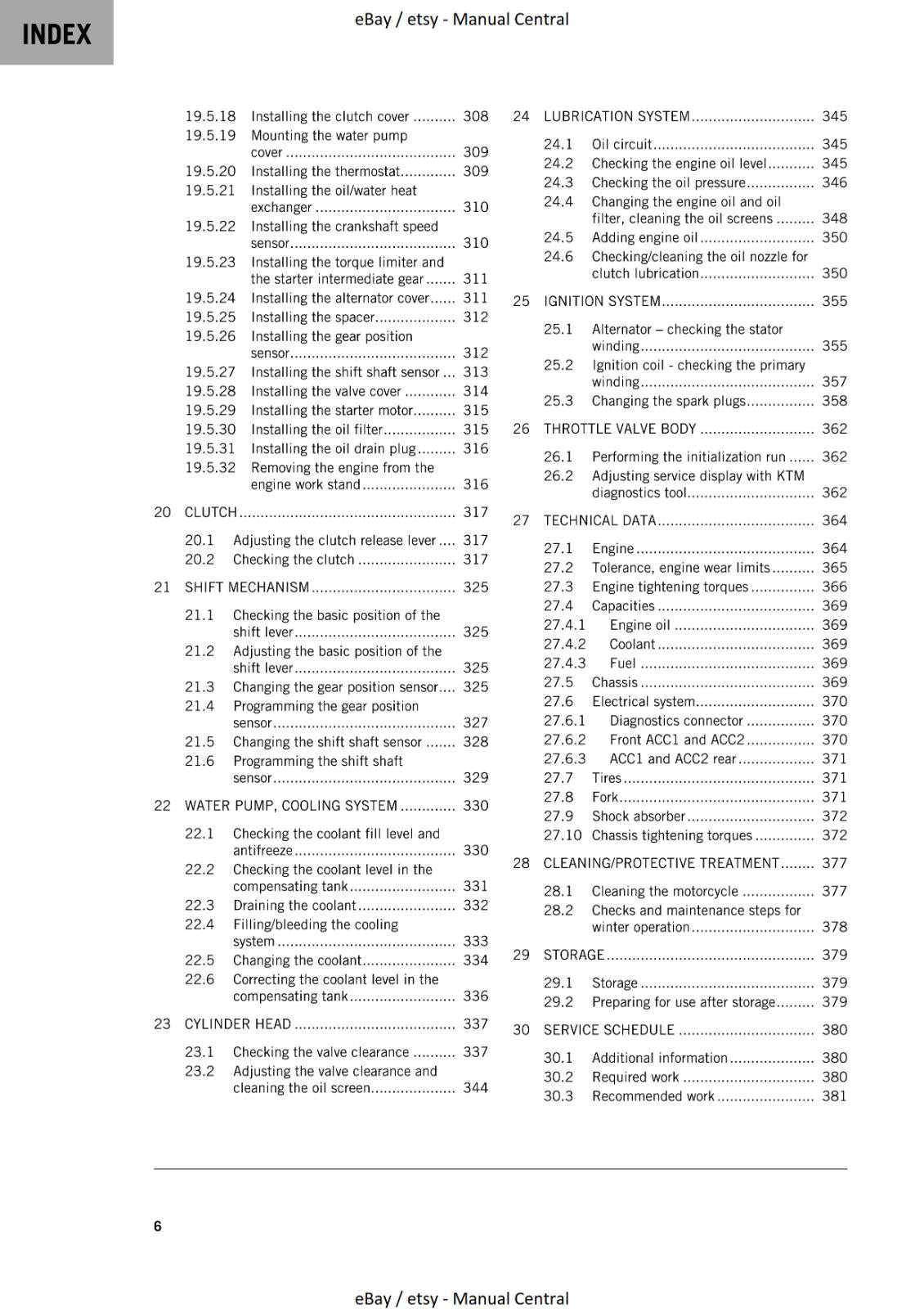 KTM 2022 - 790 ADVENTURE - REPAIR WORKSHOP SERVICE MANUAL REPRINT