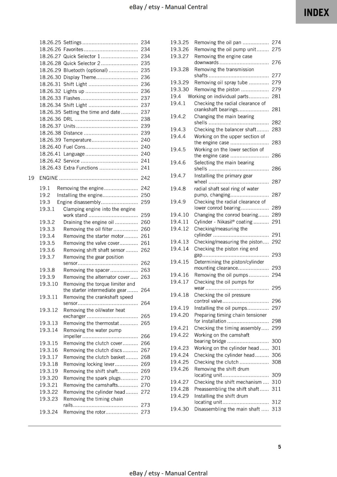 KTM 2022 - 790 ADVENTURE R - REPAIR WORKSHOP SERVICE MANUAL REPRINT