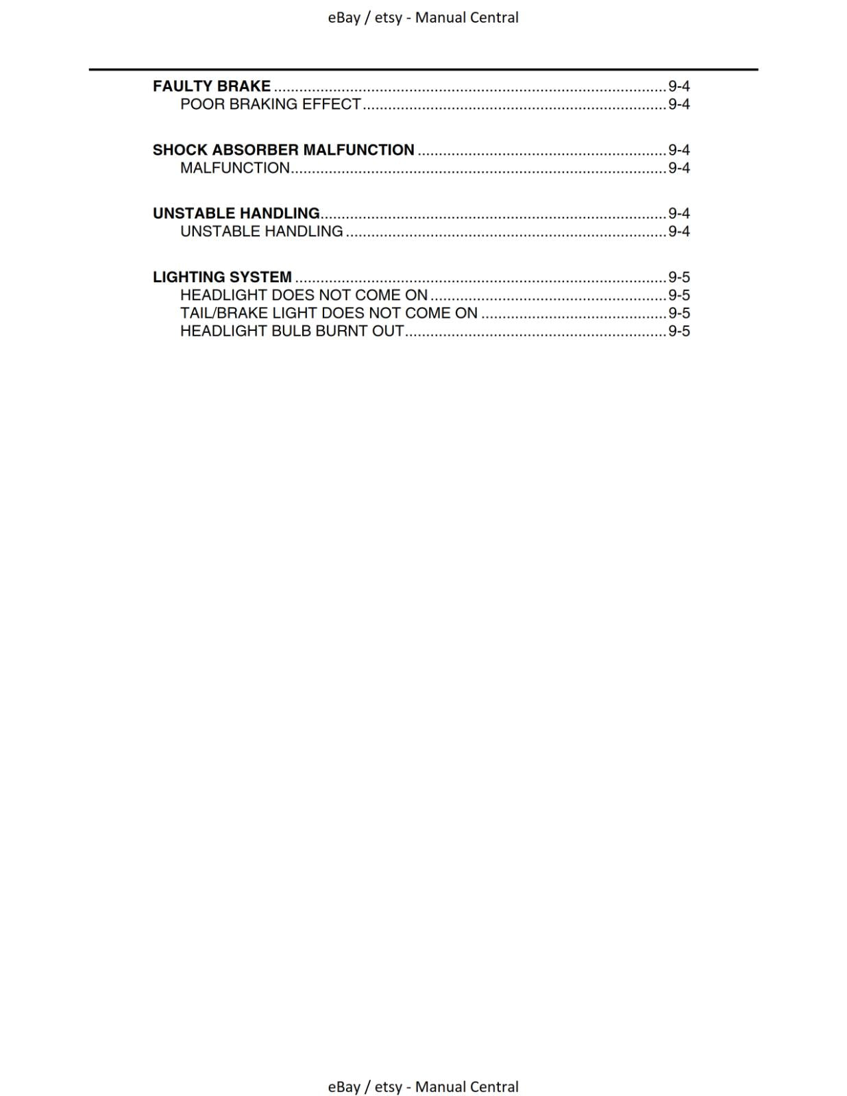 YAMAHA ATV - YFM700RV - YFM 700RV - SERVICE MANUAL REPRINT 2005 EDITION
