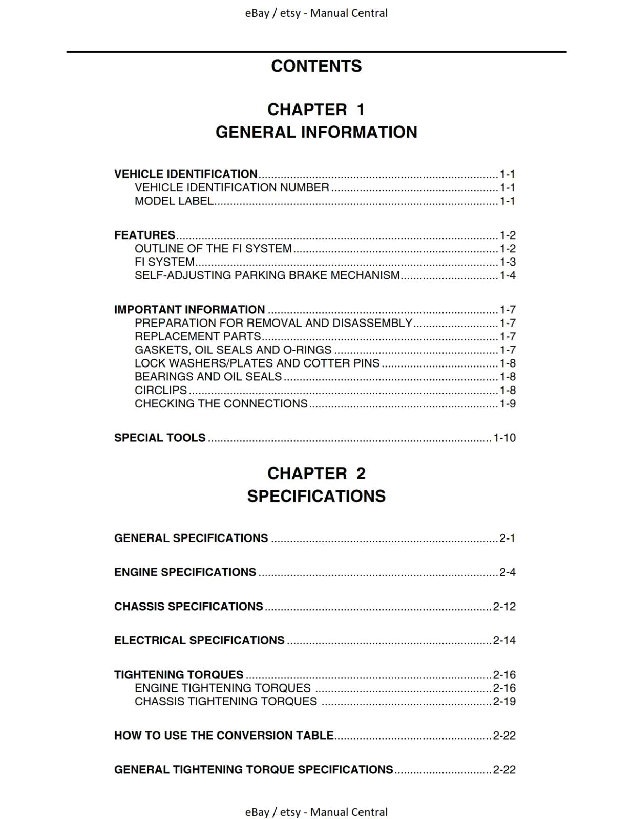 YAMAHA ATV - YFM700RV - YFM 700RV - SERVICE MANUAL REPRINT 2005 EDITION
