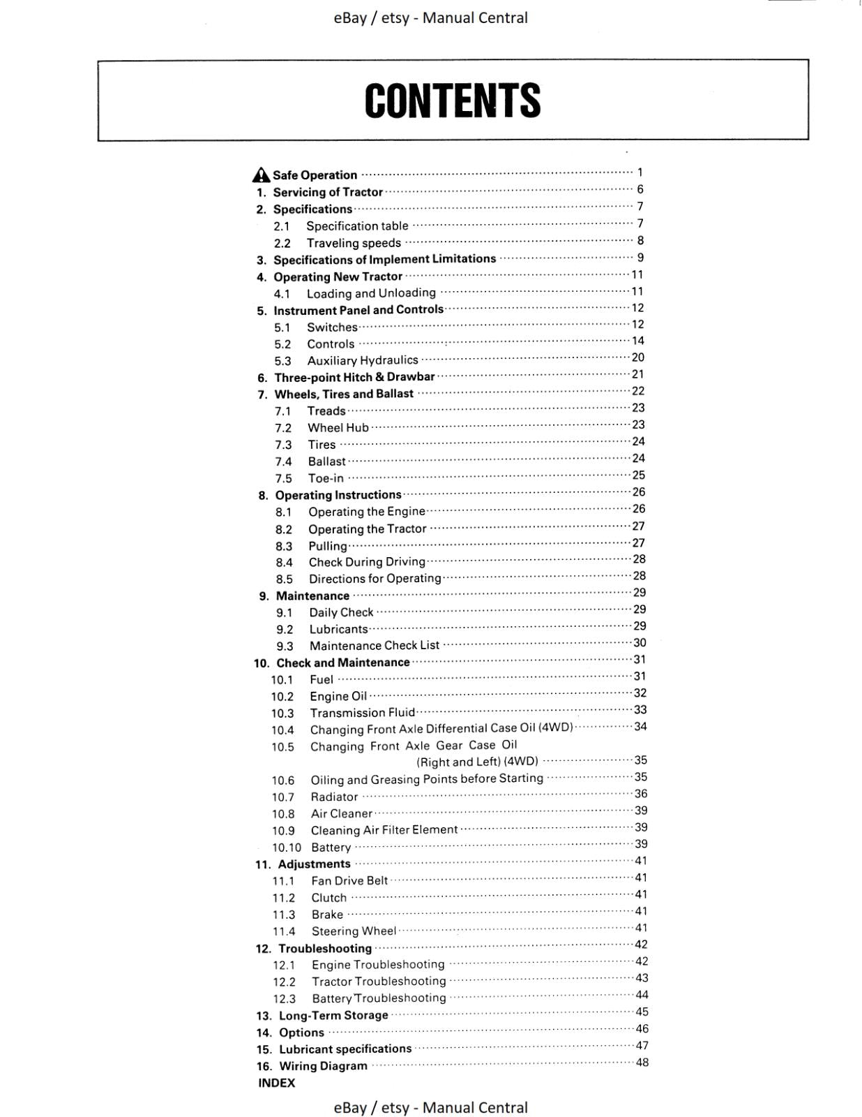 KUBOTA TRACTOR - B9200HST OPERATOR MANUAL REPRINTED COMB BOUND