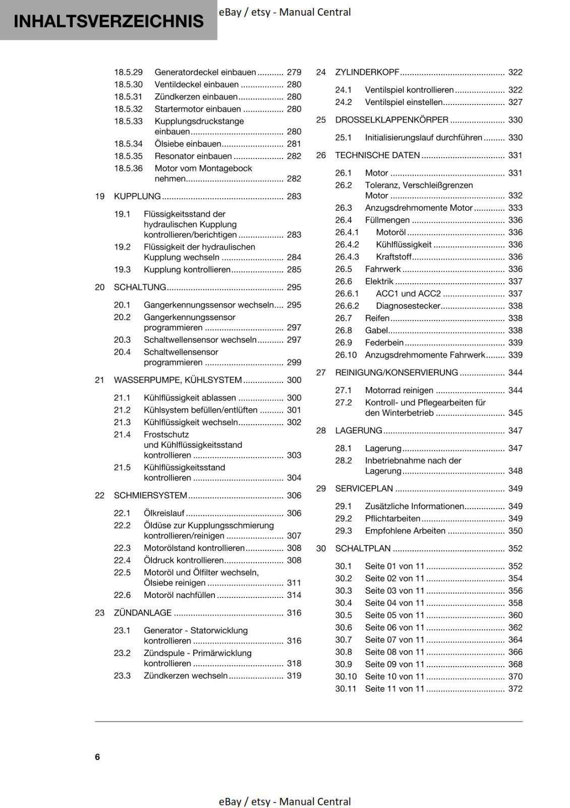 GERMAN LANGUAGE - HUSQVARNA 2022 - 701 ENDURO EU - REPARATURANLEITUNG REPRINTED