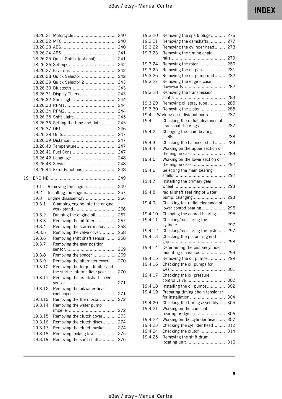 KTM 2022 - 890 ADVENTURE R - REPAIR WORKSHOP SERVICE MANUAL REPRINT
