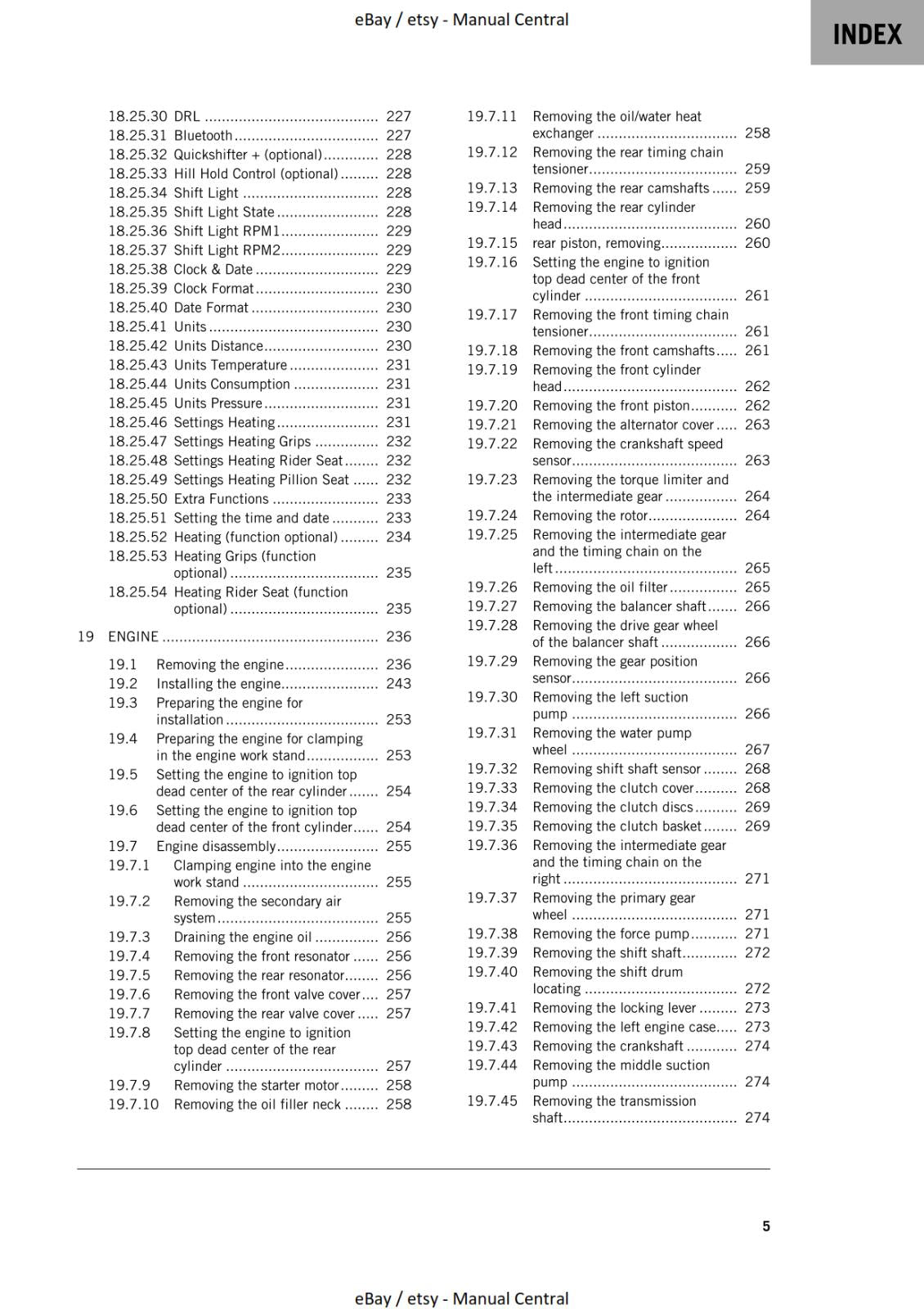 KTM 2022 - 1290 SUPER ADVENTURE R - REPAIR WORKSHOP SERVICE MANUAL REPRINT