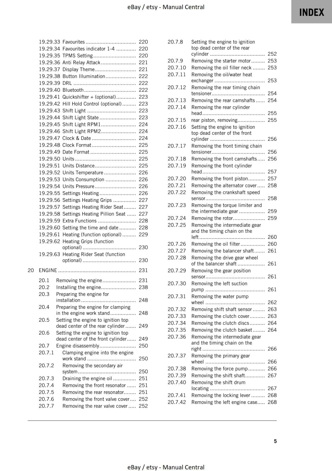 KTM 2022 - 1290 SUPER ADVENTURE S - REPAIR WORKSHOP SERVICE MANUAL REPRINT