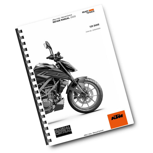 KTM 2020 -  125 DUKE - SERVICE  WORKSHOP REPAIR MANUAL REPRINTED