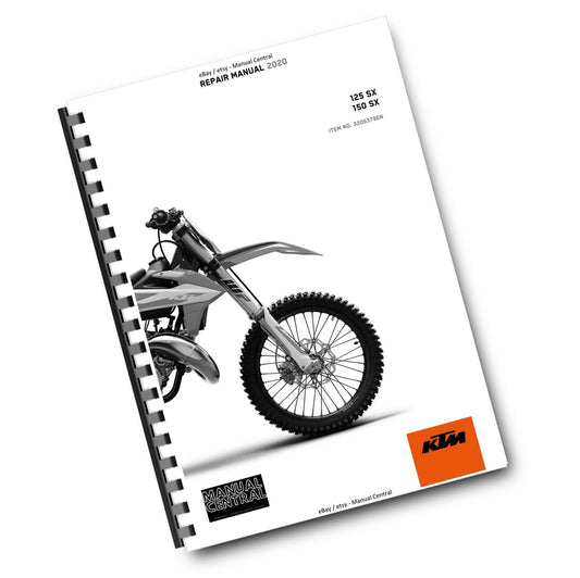KTM 2020 -  125 150 SX - SERVICE  WORKSHOP REPAIR MANUAL REPRINTED